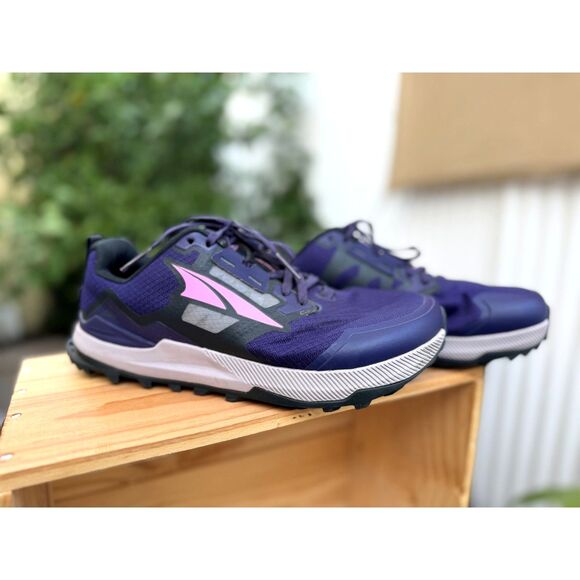 ALTRA Women's Lone Peak 7 Dark Purple Trail Running Shoe Size 8.5 Like New - Picture 1 of 15